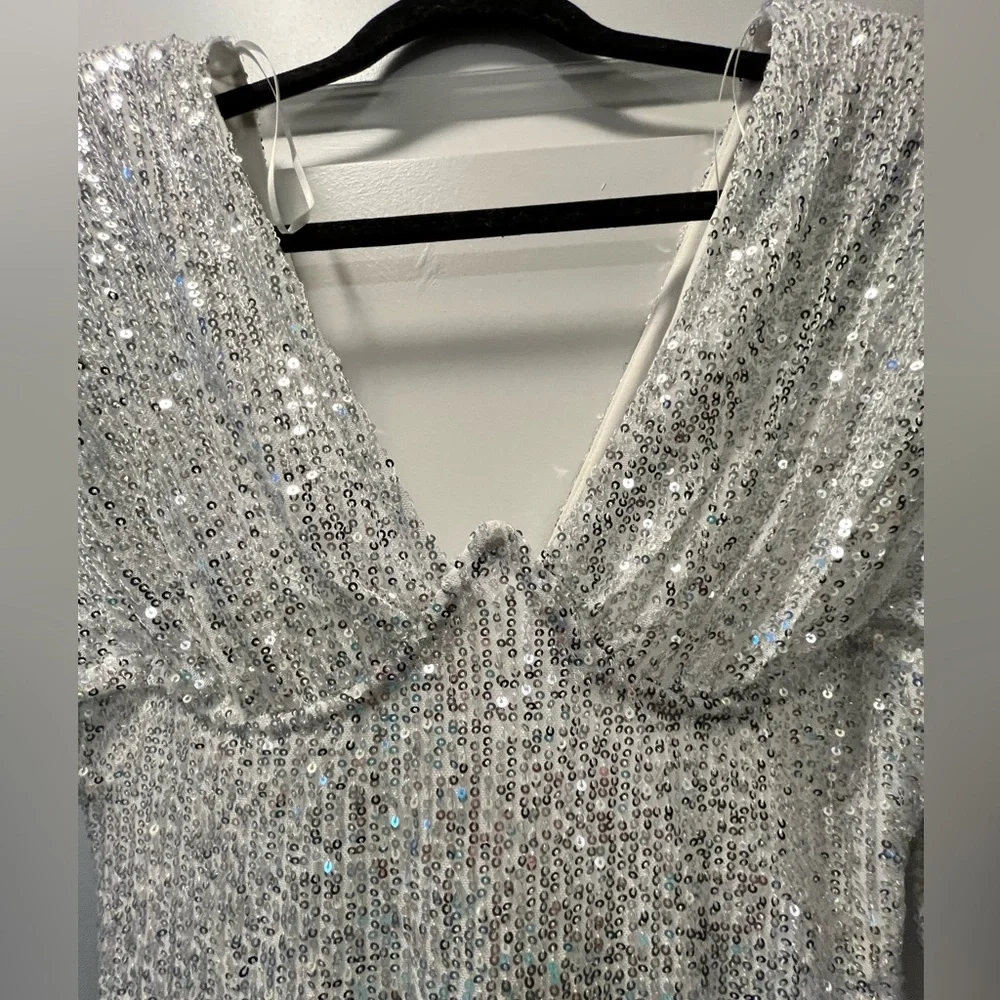 Fashion Nova Kiss Me Under The Moon Mini Dress - White size XL - Picture 7 of 9